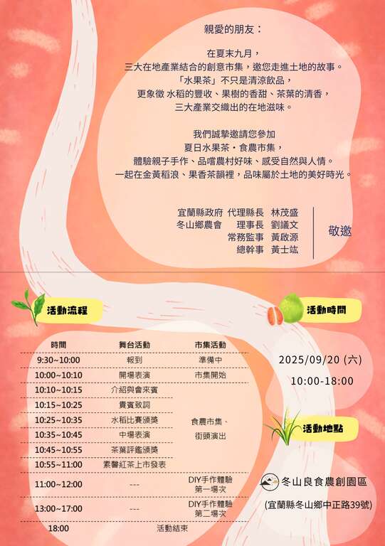 夏日水果茶 食農市集_活動邀請_取自ACCUPASS