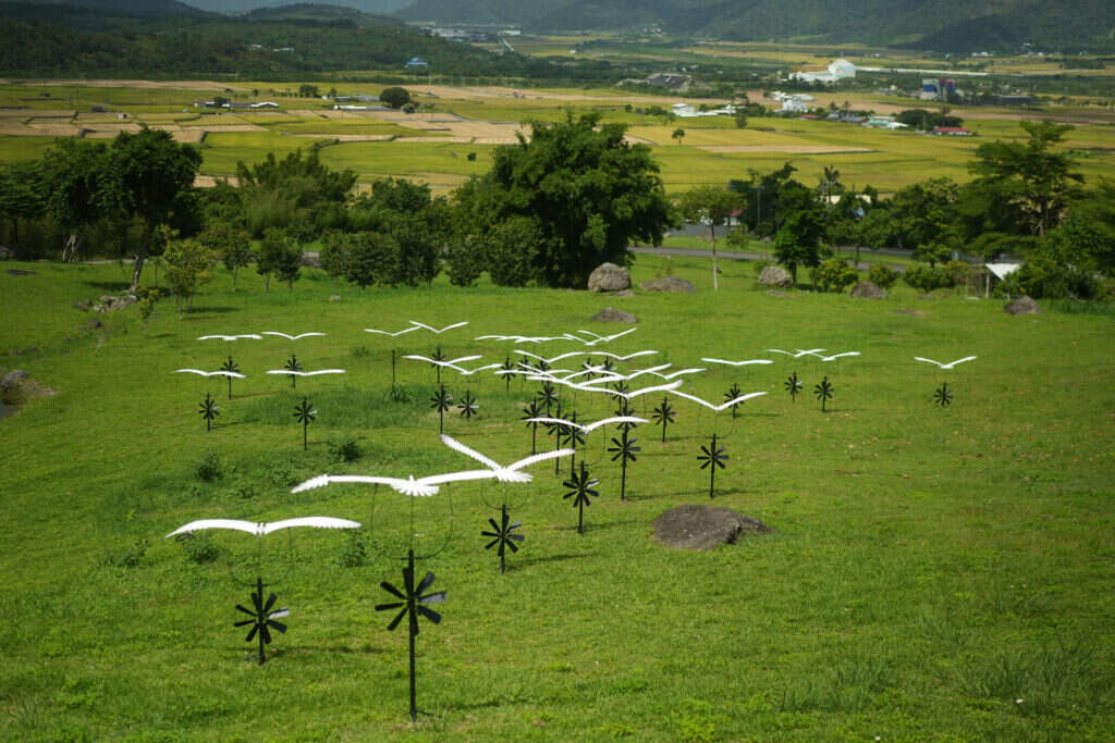 白色飛翔-圖片來源：萬物糧倉大地慶典