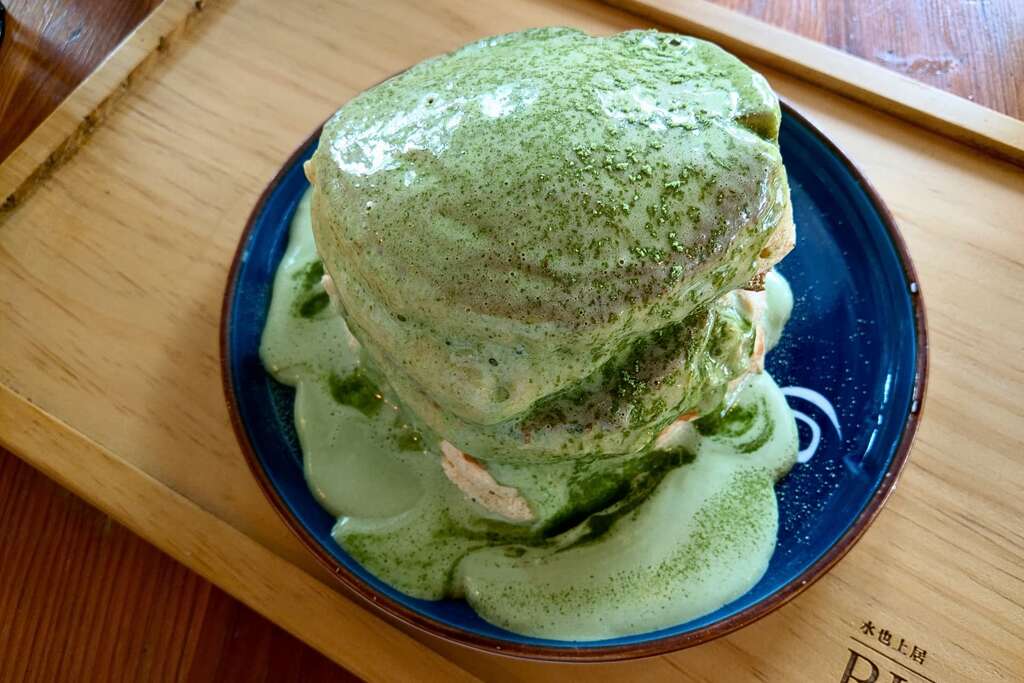 水也上居-抹茶口味米舒芙蕾