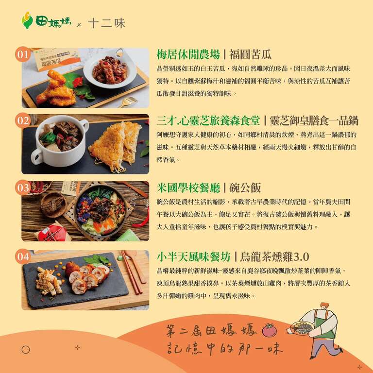 113年度田媽媽十二味(1-4味)