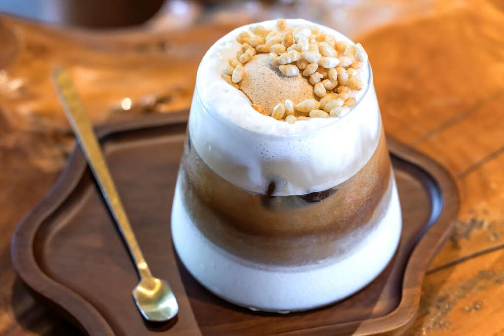 富里深山咖啡館-米咖啡拿鐵