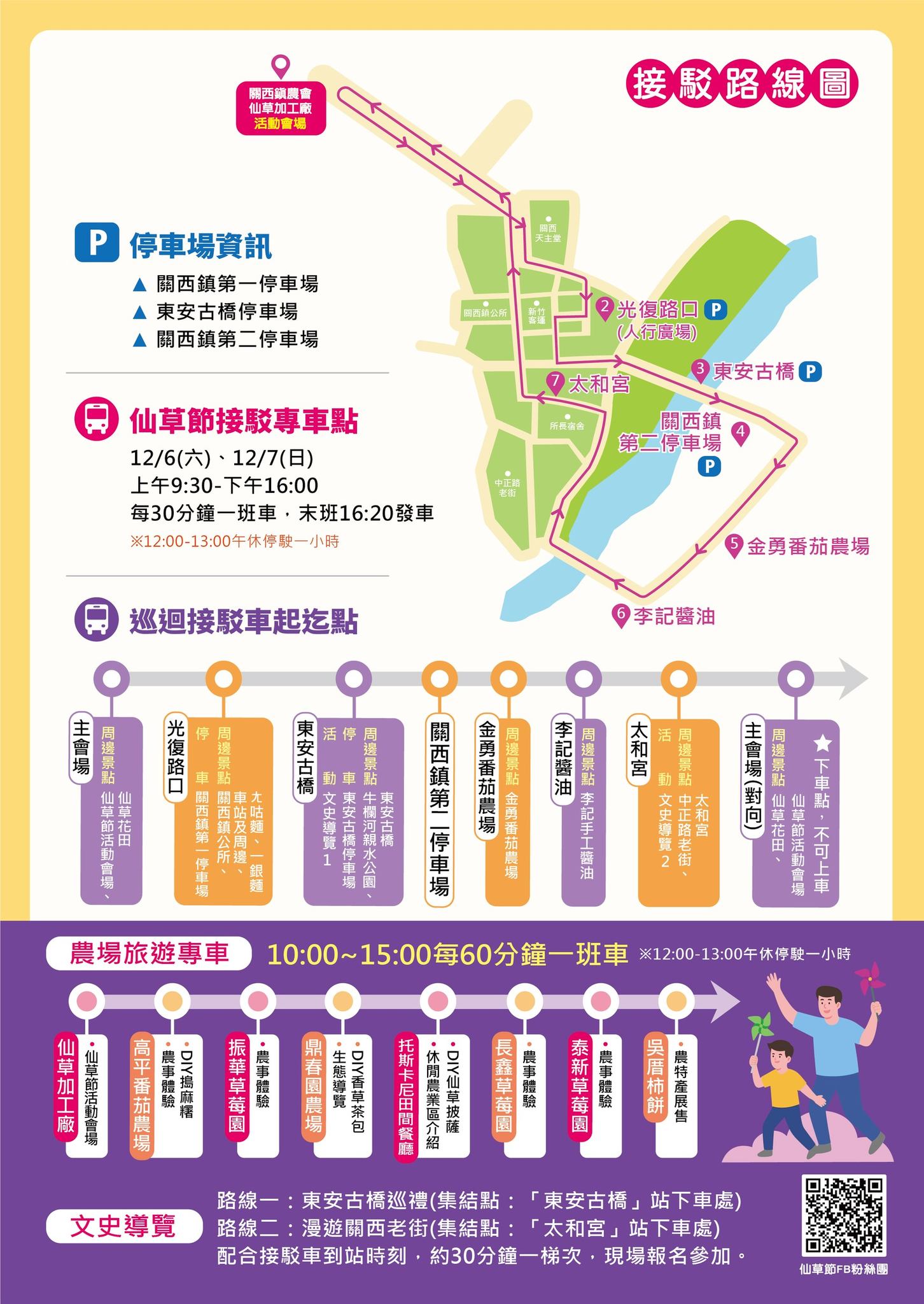 2025共下來享仙_交通方式_取自農遊關西趣FB