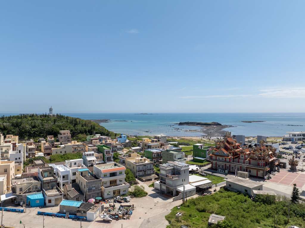 南寮社區及奎壁山摩西分海空拍