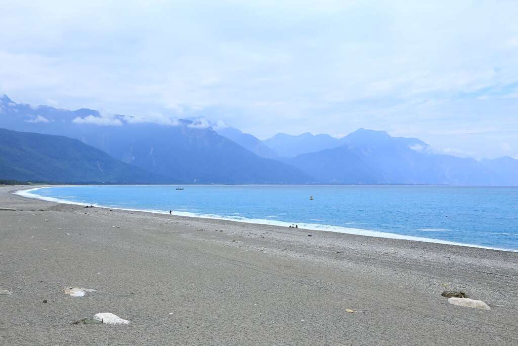 七星潭的礫石灘