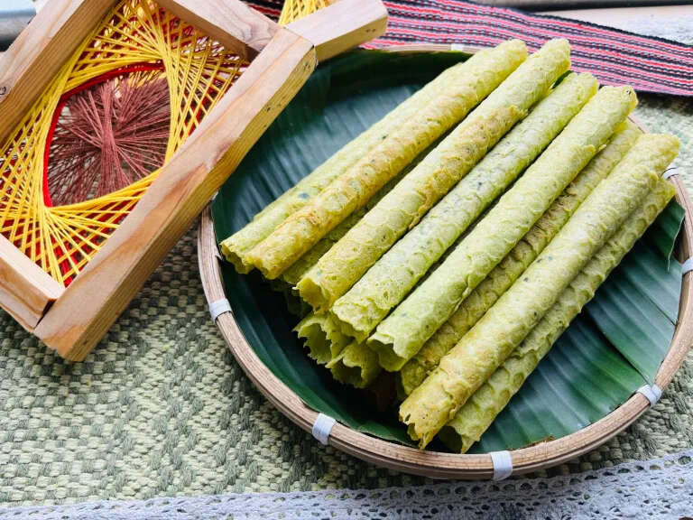 山蘇蛋捲 照片授權：後山蕨起