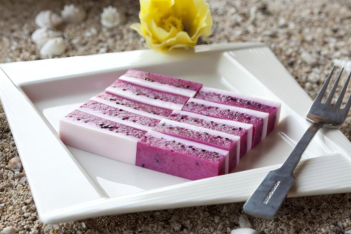 火龍果仙人掌涼糕