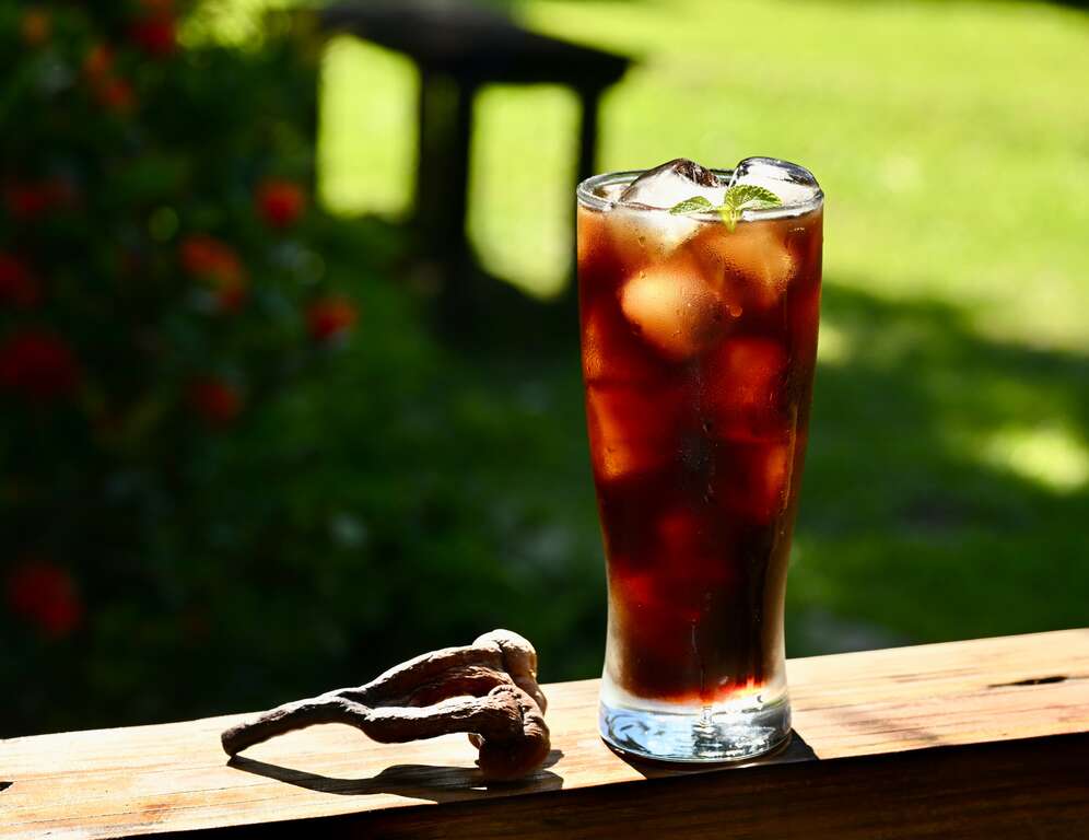 P07 「靈芝咖啡」調和咖啡濃郁香氣與靈芝獨特的草本苦調。