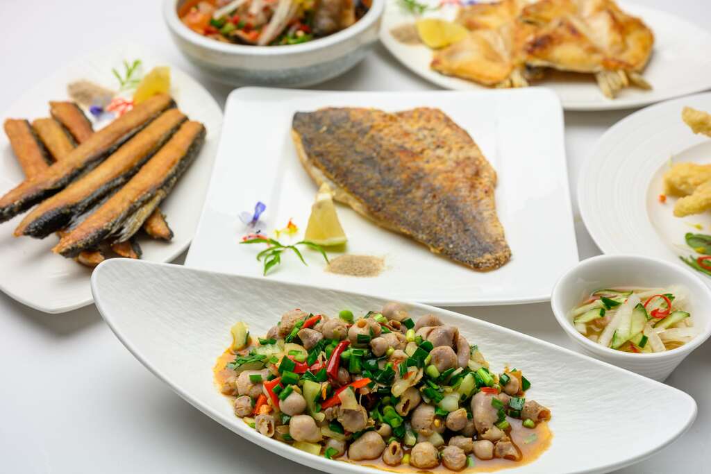 長盈海味屋提供多樣不同的虱目魚部位料理，全魚利用（圖由田媽媽提供）