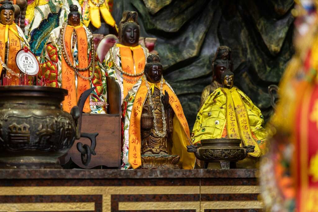 利洋宮供奉全台唯一的提籃觀音