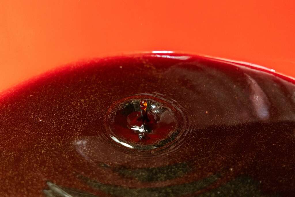 釀造醬油的特寫