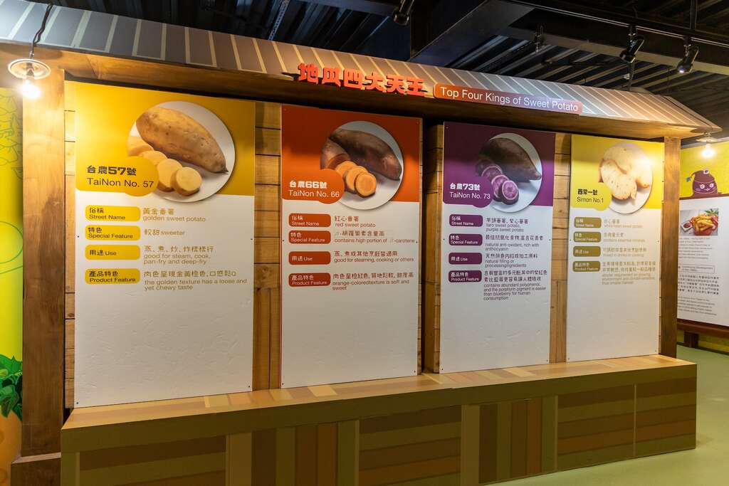 介紹台灣主要的四大地瓜品種