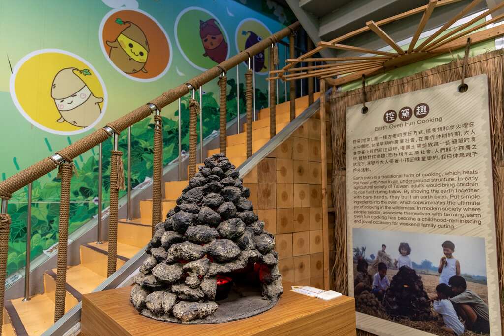 故事館內展示如何控窯