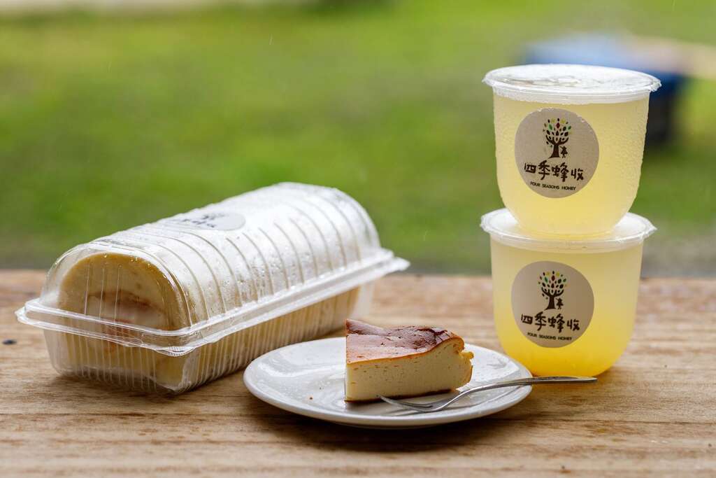 四季蜂收-蜂蜜蛋糕及飲品 圖片來源:特色農遊場域認證