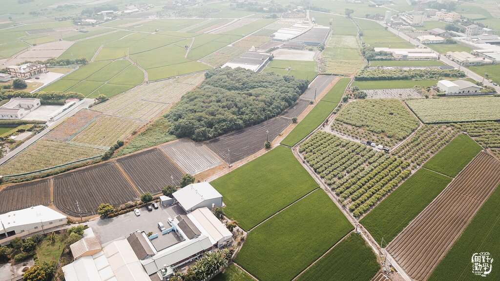 田野勤學三合院與工廠，坐落田野間，串起生產、加工與體驗的場域（圖片來源：田野勤學）