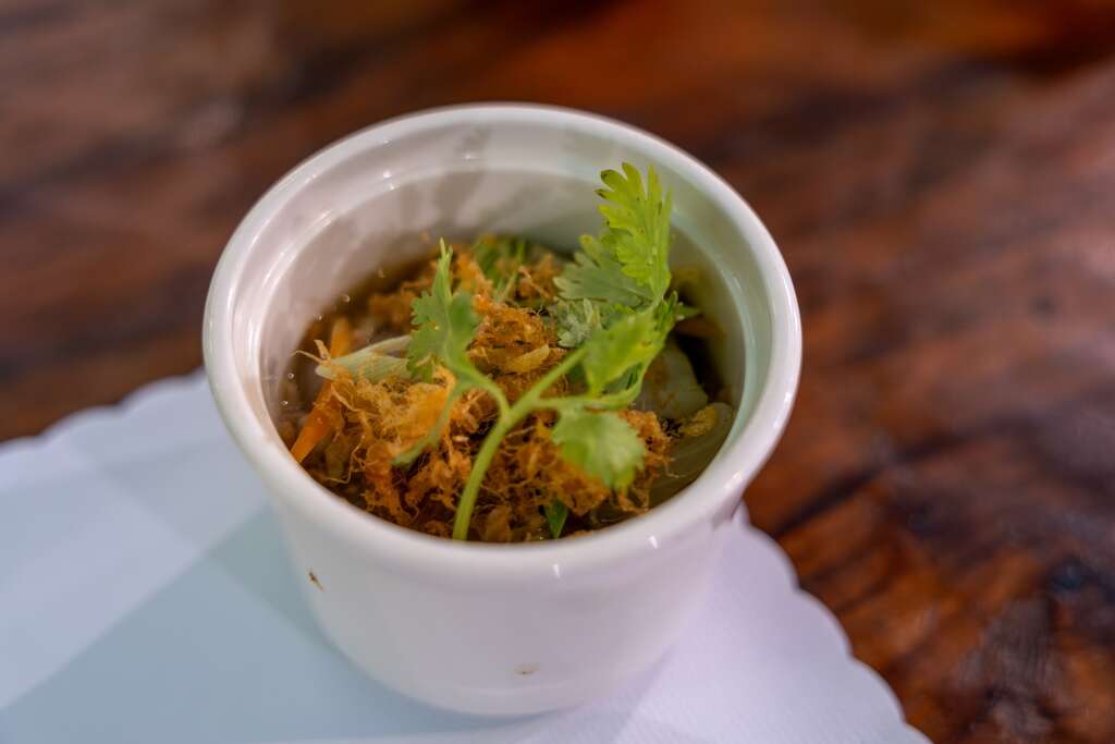 蘭城干貝西魯肉，此圖片拍攝於農遊超市限定團-《白露・蘭陽平原飲食文化之旅》體驗中