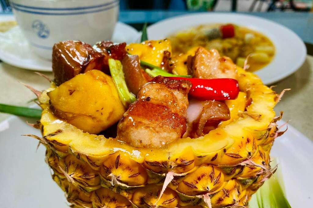 讓人耳目一新的水果入菜料理。（圖片來源：台灣休閒農業發展協會）