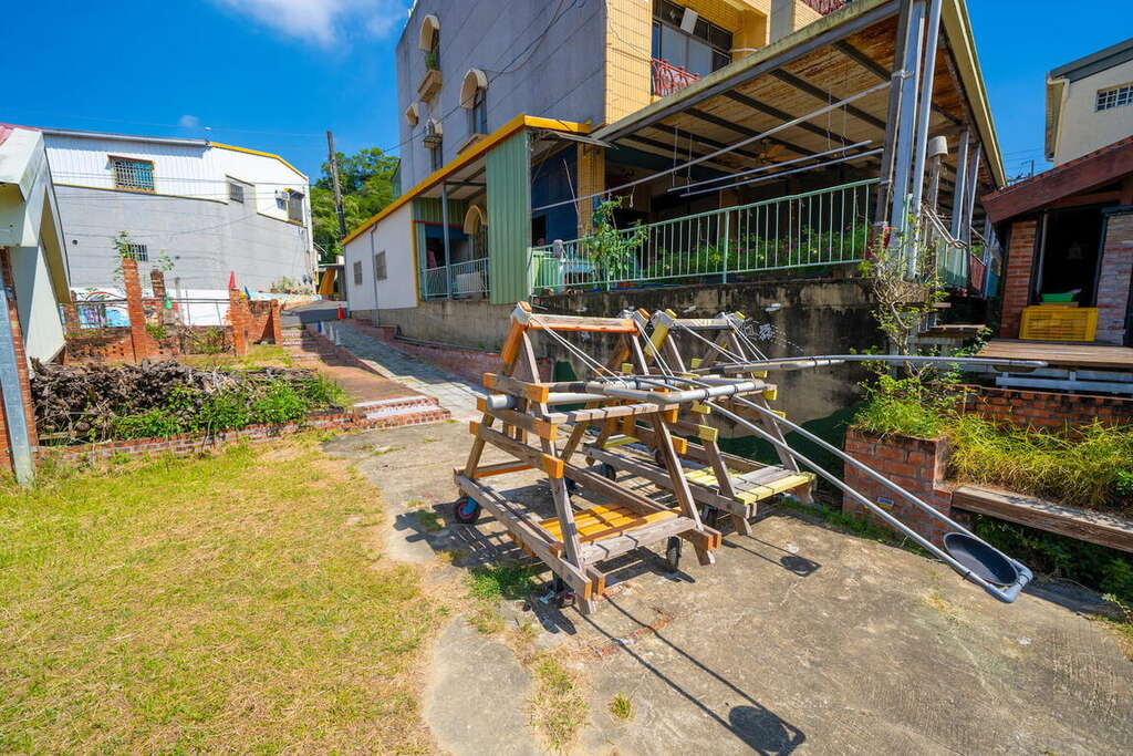 供孩子們玩樂的投石機。圖片來源：西拉雅國家風景區