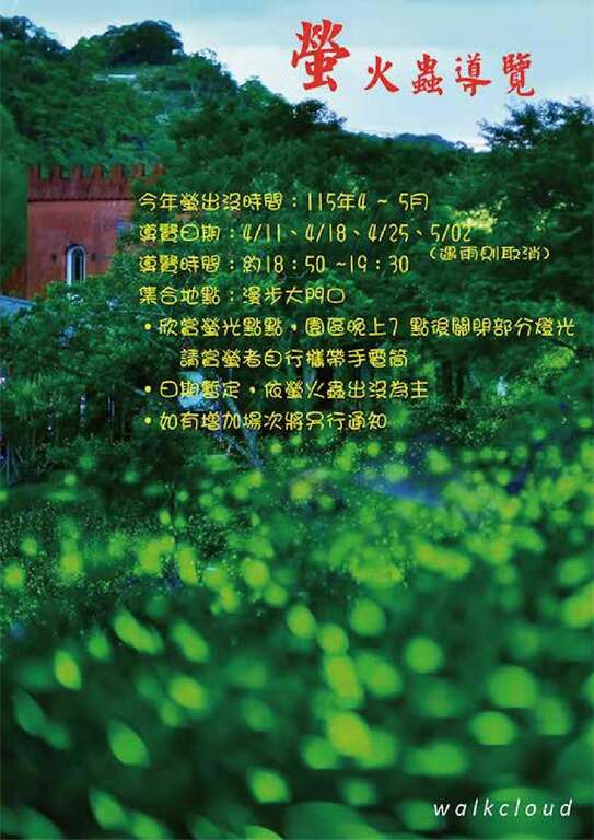 漫步雲端賞螢趣_主辦單位提供