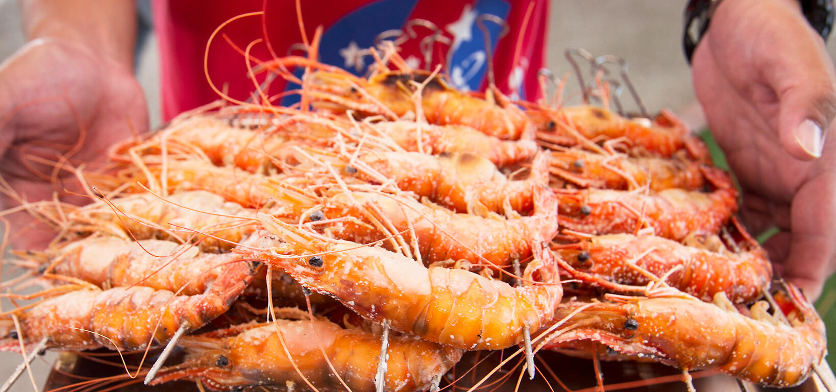 自助鹽烤蝦體驗