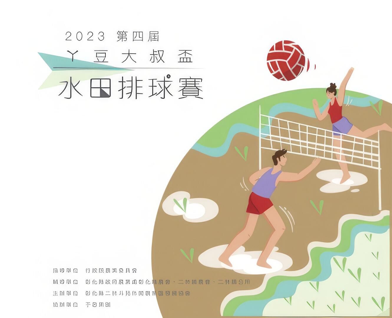 2023水田瘋狂祭｜第四屆Y豆大叔盃水田排球