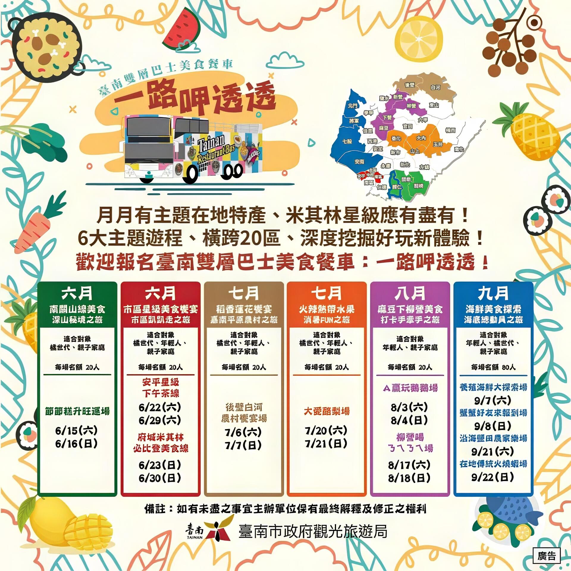 雙層巴士美食餐車  帶你一路呷透透