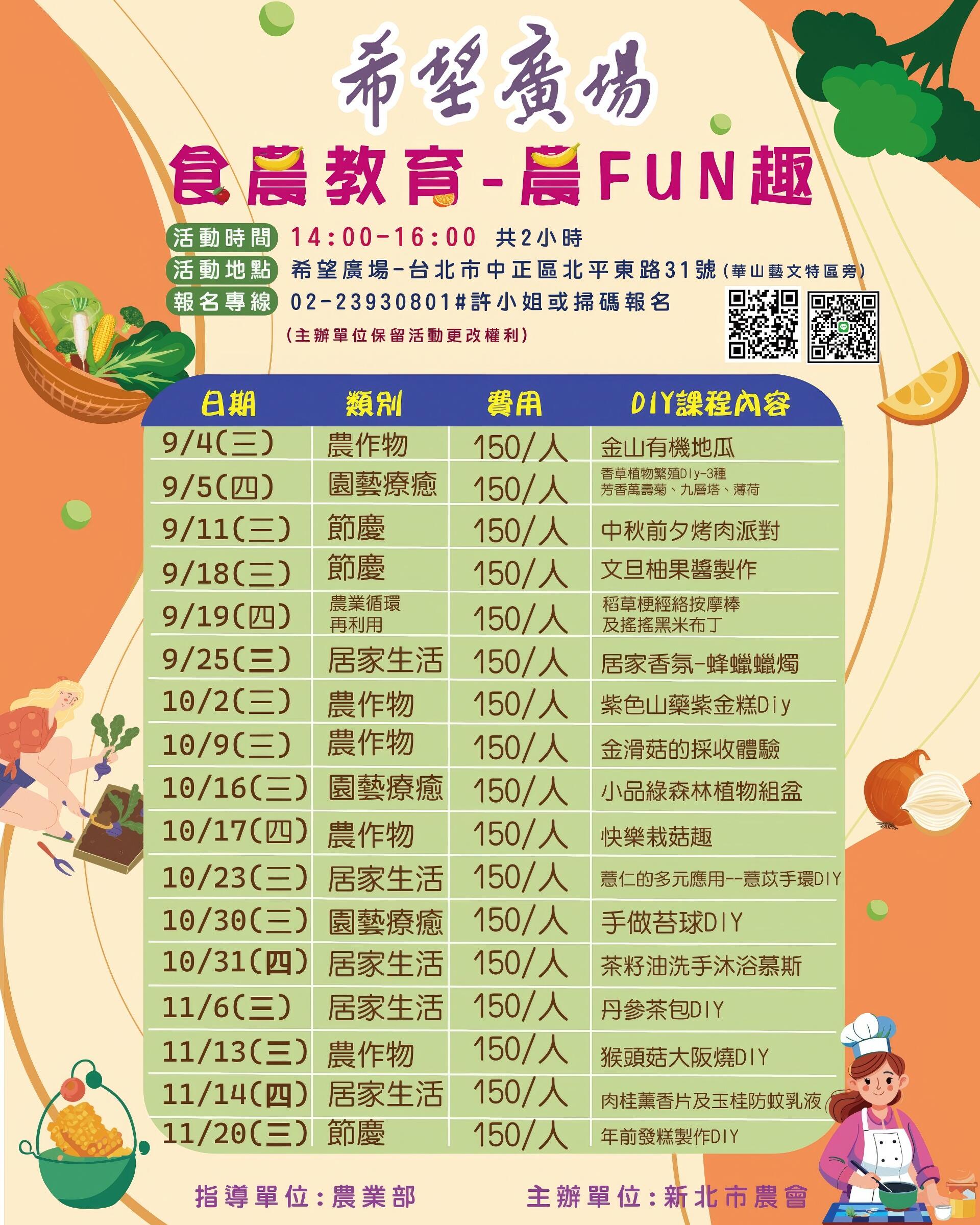 食農教育-農FUN趣｜希望廣場