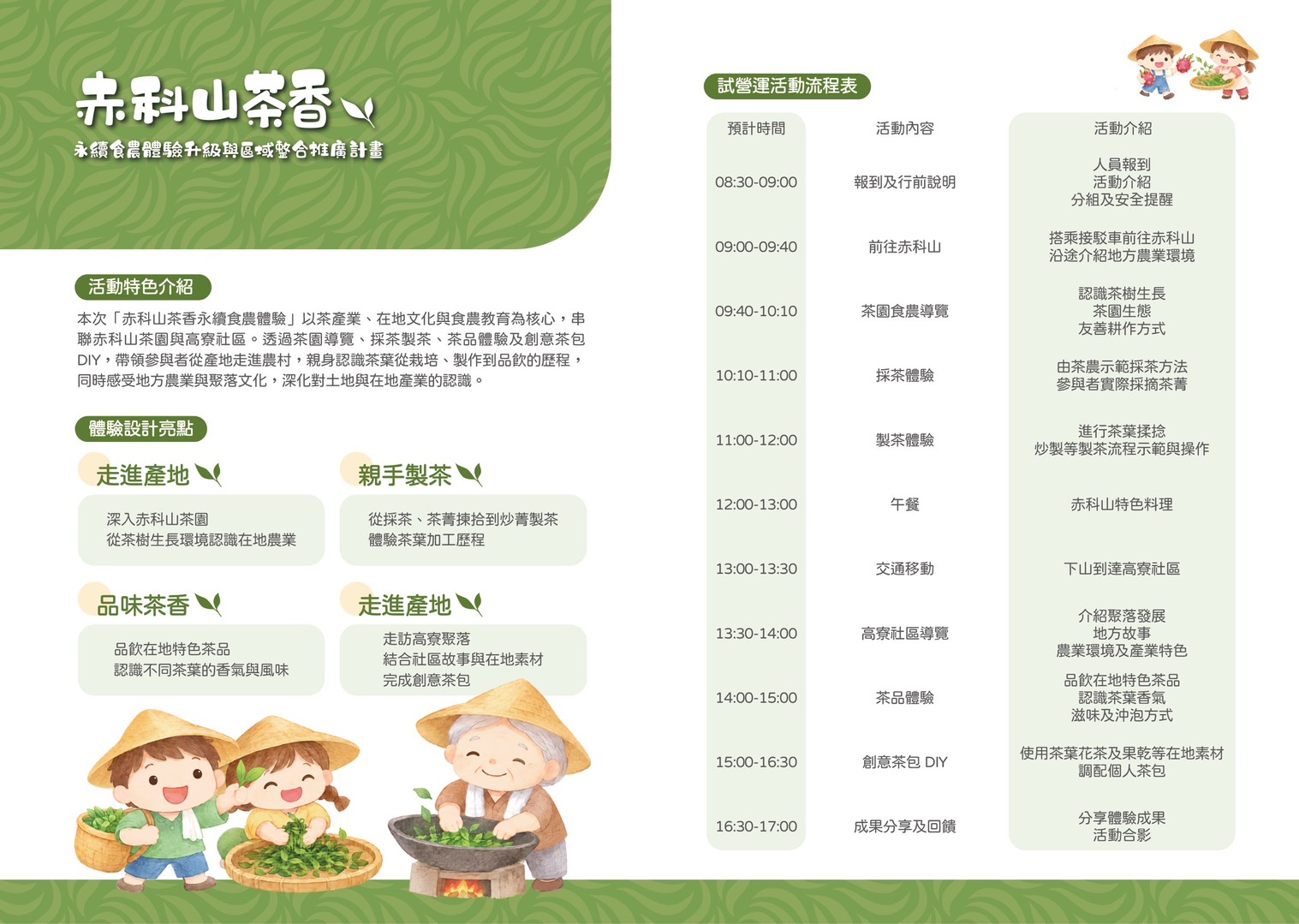 赤科山茶香永續食農體驗