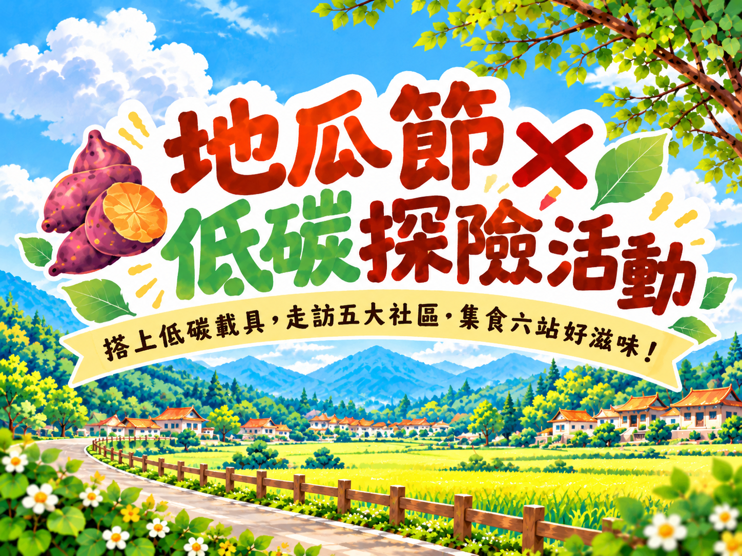 地瓜節×低碳探險活動