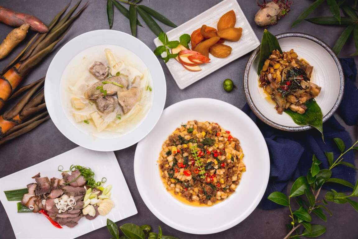 各道料理合影