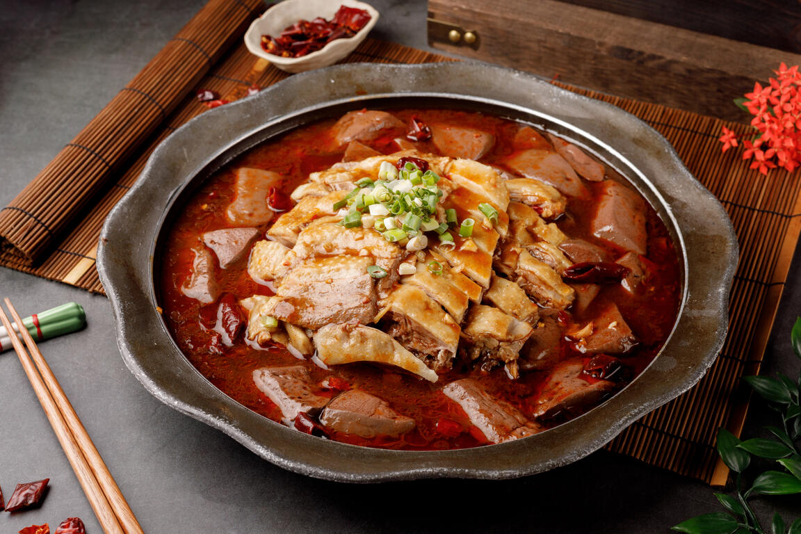 麻辣鴨血鵝肉